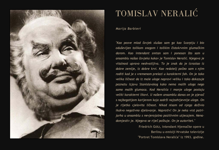 M. Barbieri: Tomislav Neralić