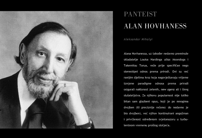 A. Mihalyi: Alan Hovhaness