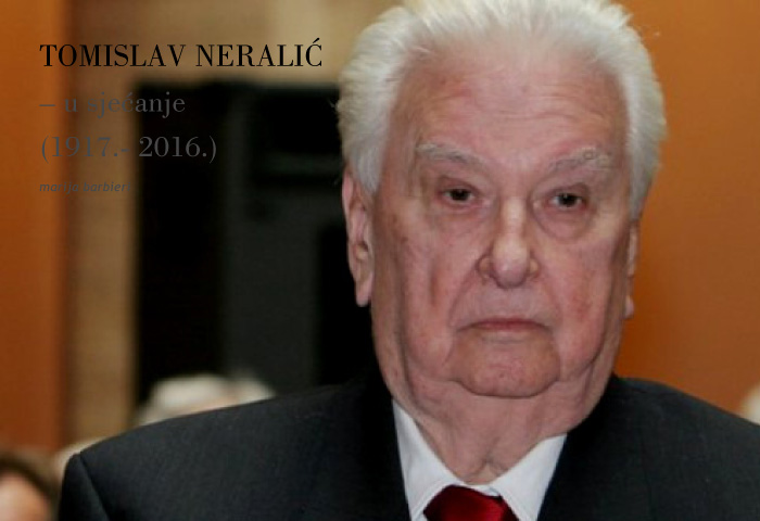 M. Barbieri: Tomislav Neralić